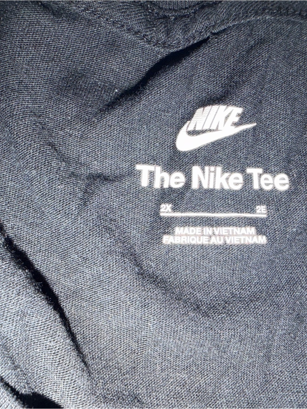 Nike Black Short-Sleeve Logo Tee - Picture 3 of 4